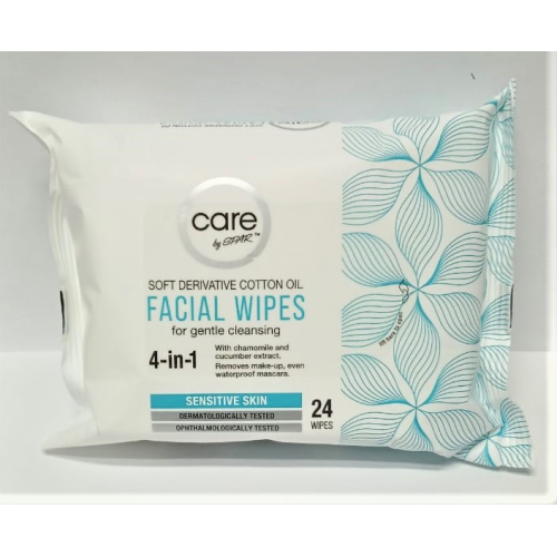 SPAR FACIAL WIPES SENSITIVE 24' (RF)
